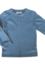 Nella June Boys L/S Henley in Blue