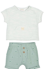Mayoral Star Print Short Set Mint