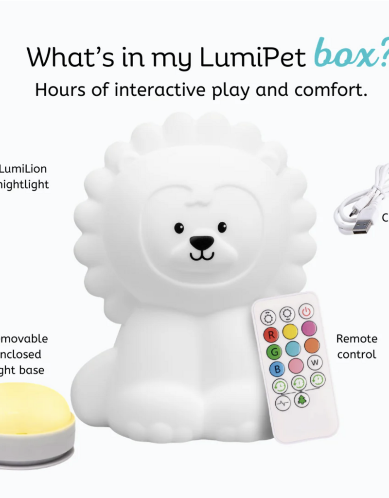 Lumieworld Lumipets LED LION Night Light w/Remote