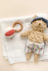 The Blueberry Hill Beach Ball Teether Crochet Rattle