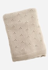 The Blueberry Hill Heirloom Pique Blanket Birch Organic Cotton