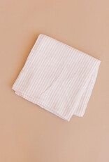The Blueberry Hill Pink Stripe Organic Muslin Blanket