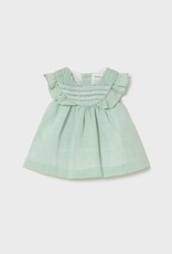 Mayoral Mint Dress w/Smocking