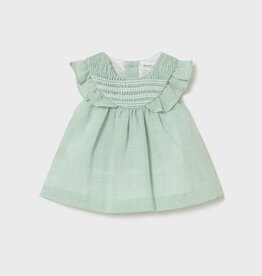 Mayoral SALE Mint Dress w/Smocking
