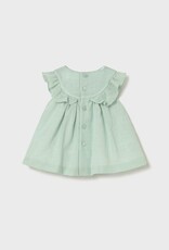 Mayoral Mint Dress w/Smocking