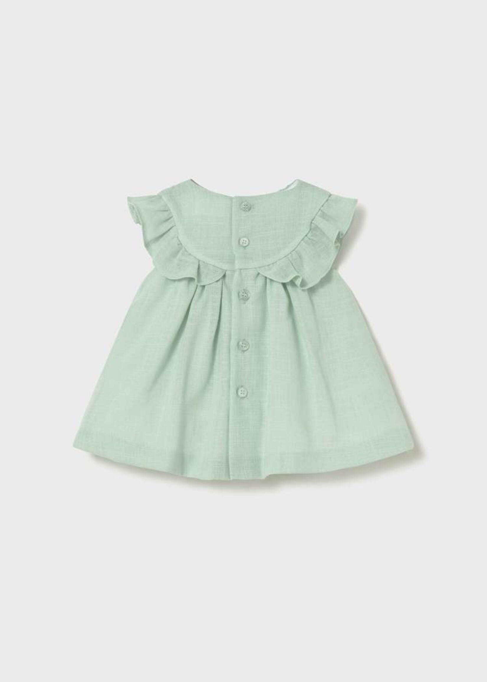 Mayoral Mint Dress w/Smocking