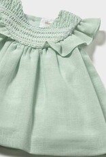 Mayoral Mint Dress w/Smocking