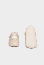 Mayoral Baby Girls White Mary Jane Shoes