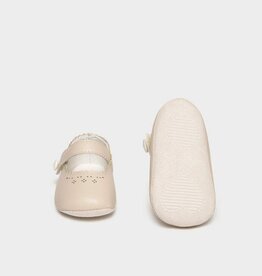 Mayoral Baby Girls White Mary Jane Shoes
