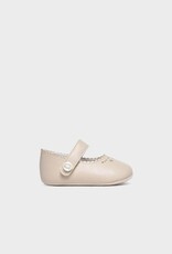 Mayoral Baby Girls White Mary Jane Shoes