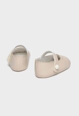 Mayoral Baby Girls White Mary Jane Shoes