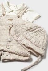 Mayoral Tan Shortall Set w/Hat
