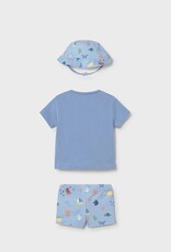 Mayoral Sailboat 3pc Bathing Suit Set