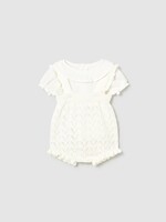 Mayoral Pale Yellow Bubble w/Collared Top