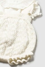 Mayoral Pale Yellow Bubble w/Collared Top