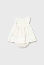 Mayoral Pale Yellow Dress w/Bloomers