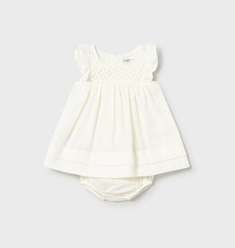 Mayoral Pale Yellow Dress w/Bloomers
