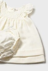 Mayoral Pale Yellow Dress w/Bloomers