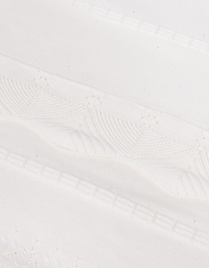 Mayoral Knit Ruffle Blanket