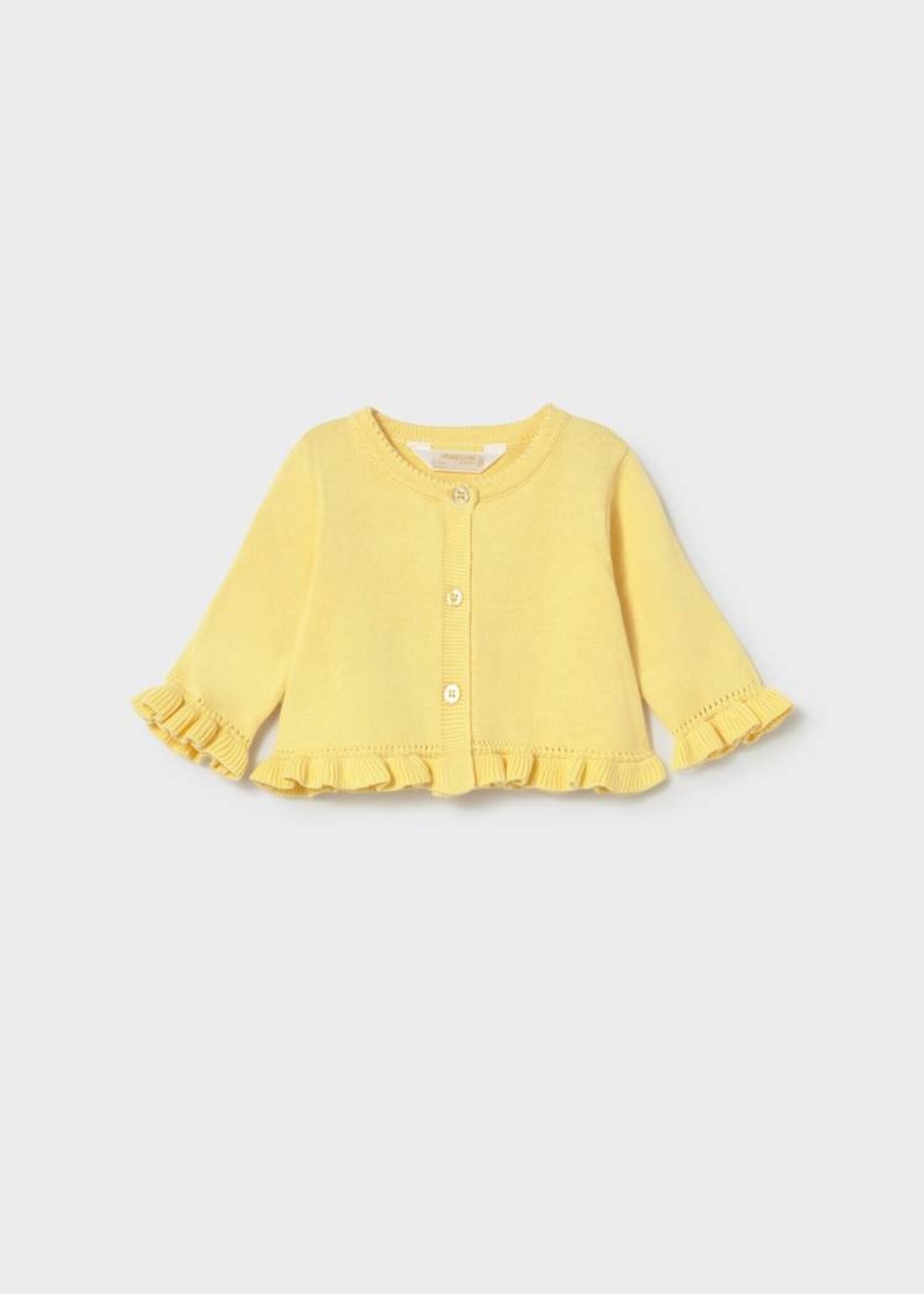 Mayoral Yellow Cardigan 3 pc Set