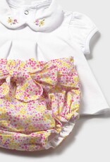 Mayoral Yellow Cardigan 3 pc Set