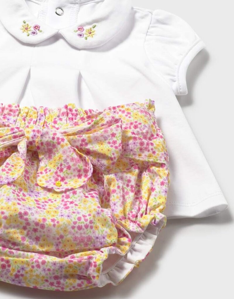 Mayoral Yellow Cardigan 3 pc Set