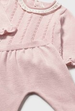 Mayoral Knit Set w/Footed Pants Pink