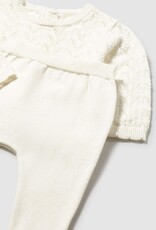 Mayoral Knit Set w/Footed Pants Pale Yellow