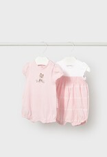Mayoral Pink Romper w/Fox Applique