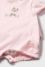 Mayoral Pink Romper w/Fox Applique