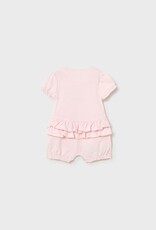 Mayoral Pink Romper w/Fox Applique