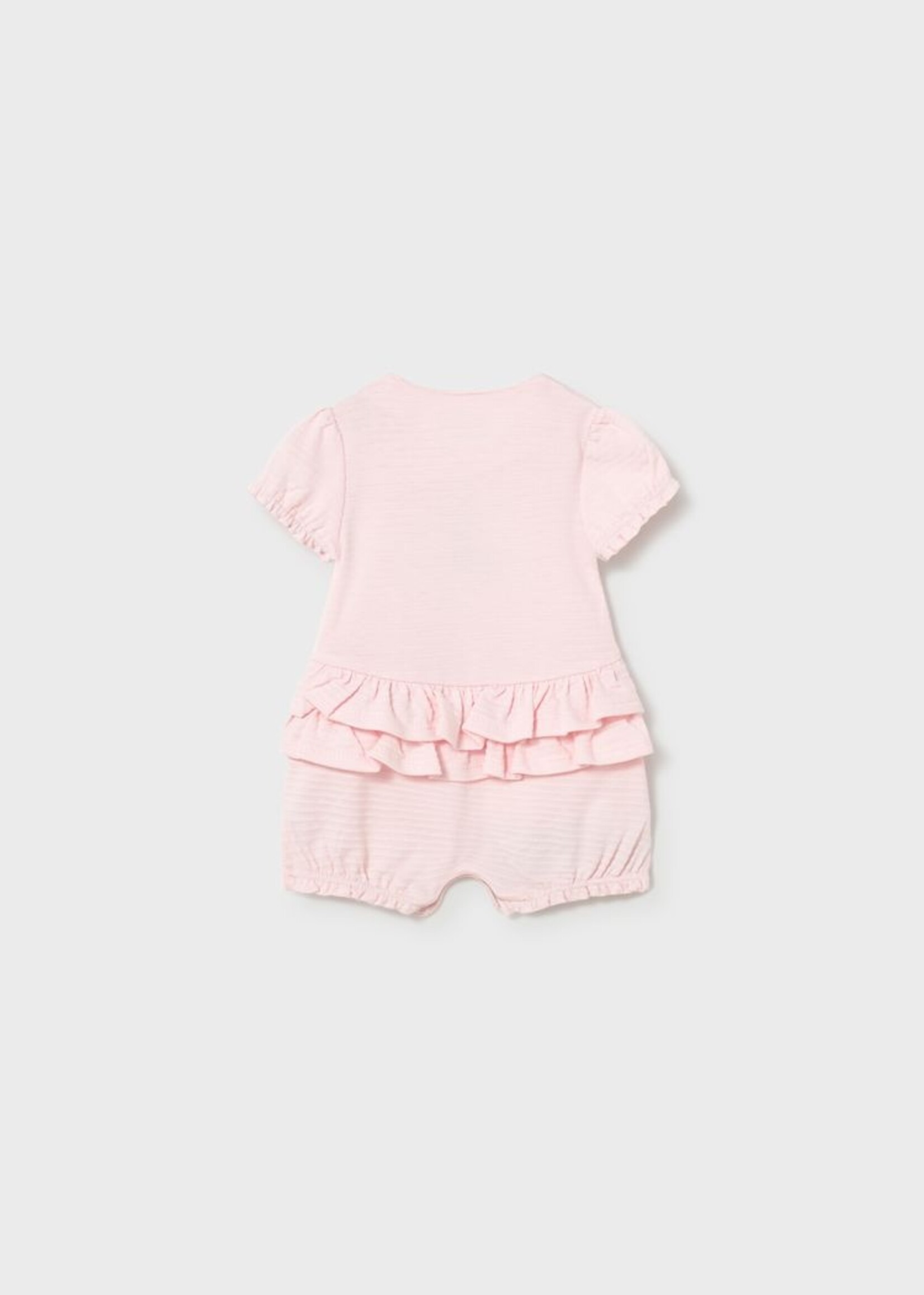 Mayoral Pink Romper w/Fox Applique