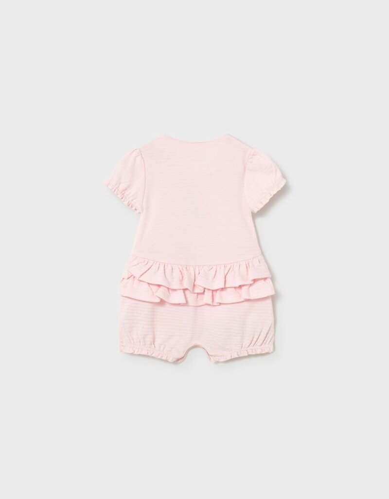 Mayoral Pink Romper w/Fox Applique