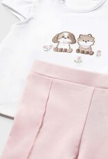 Mayoral Pink Cardigan 3 pc Set