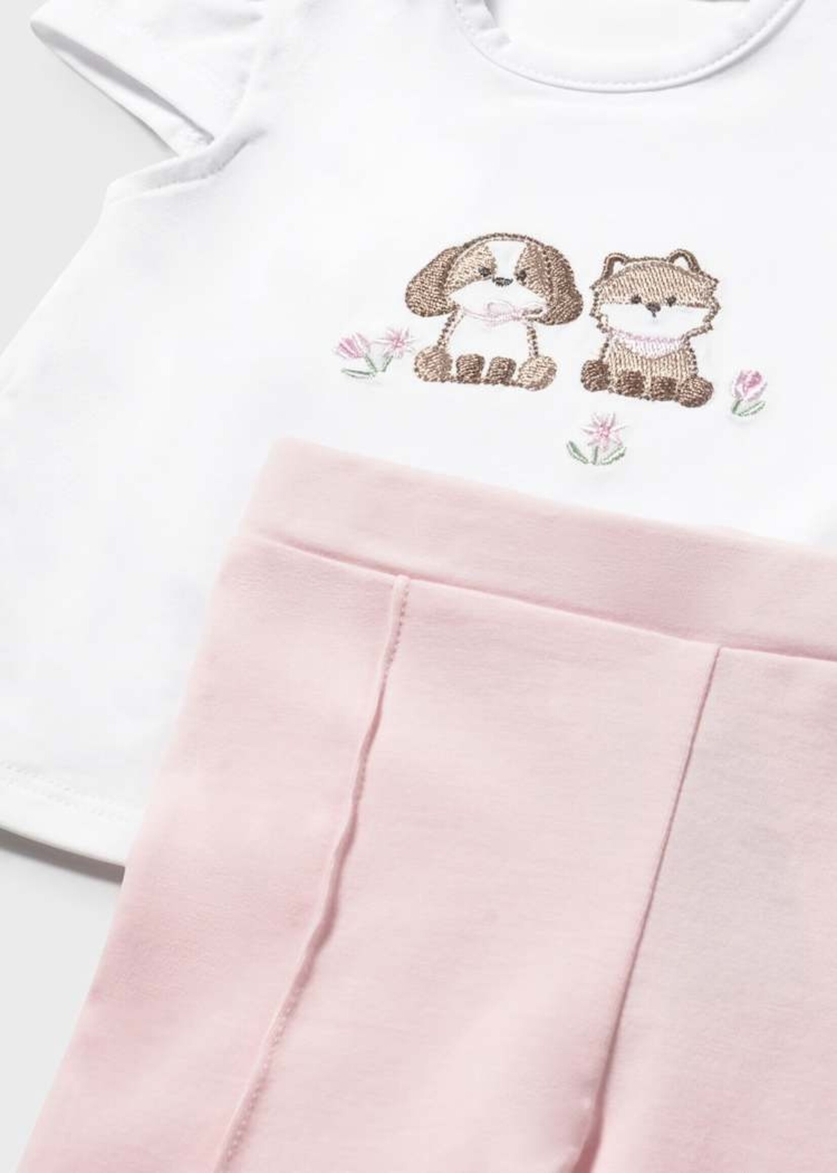 Mayoral Pink Cardigan 3 pc Set