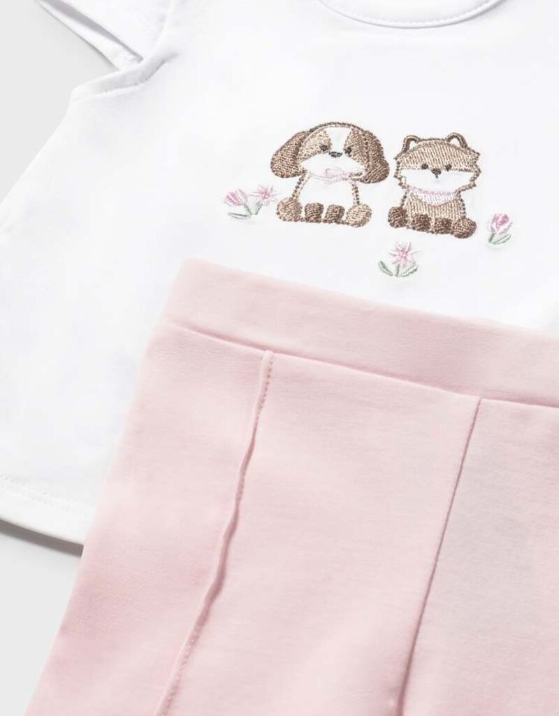 Mayoral Pink Cardigan 3 pc Set