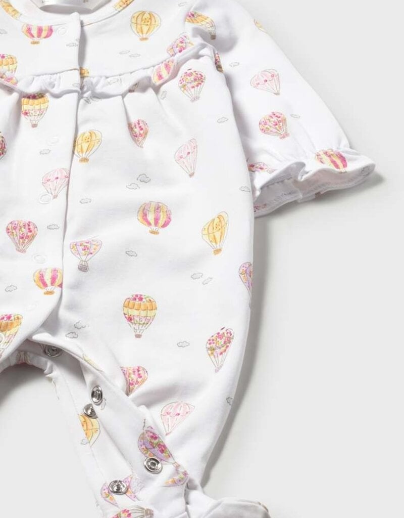 Mayoral Long Sleeve Footie w/Balloons