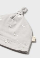 Mayoral Goose Print Silver 3pc Footed Pant Set