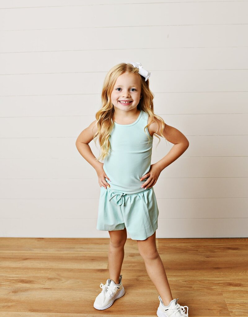 Swoon Kids Clothing Aqua Butterfly Shortie