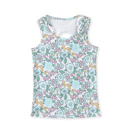 Swoon Kids Clothing Aqua Bloom Tank