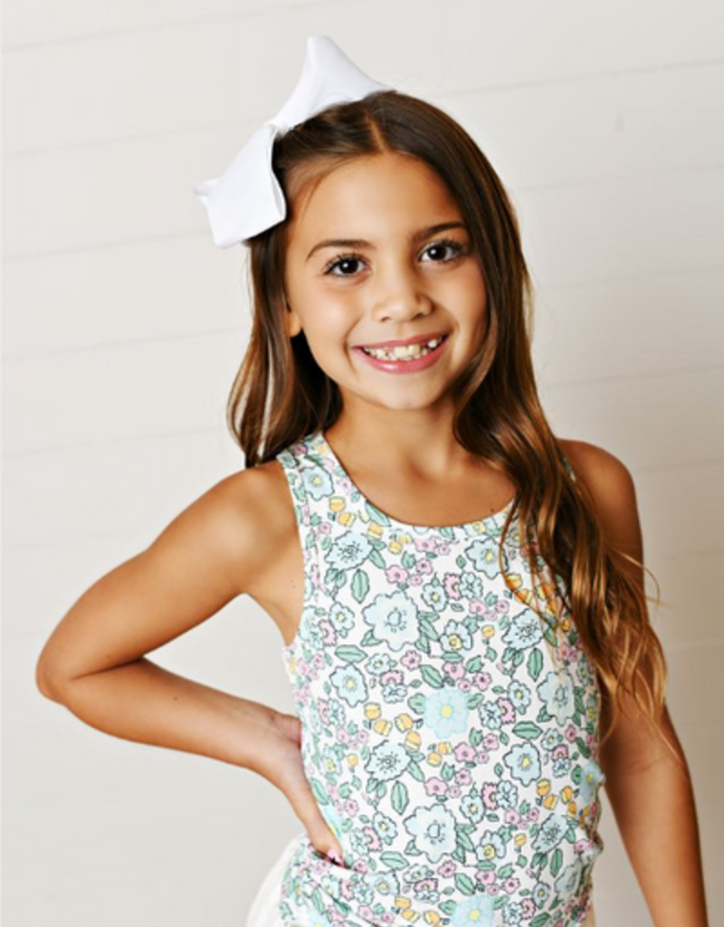 Swoon Kids Clothing Aqua Bloom Tank