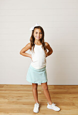 Swoon Kids Clothing Aqua Tennis Skirt