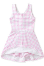 Swoon Kids Clothing Pink Gingham Activewear Dress
