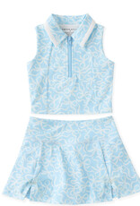 Swoon Kids Clothing Blue Sky Bow Proper Set