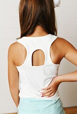 Swoon Kids Clothing White Active Tank