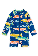 Tea Collection RASH GUARD BABY SWIMSUIT SARDINAS DEL MAR