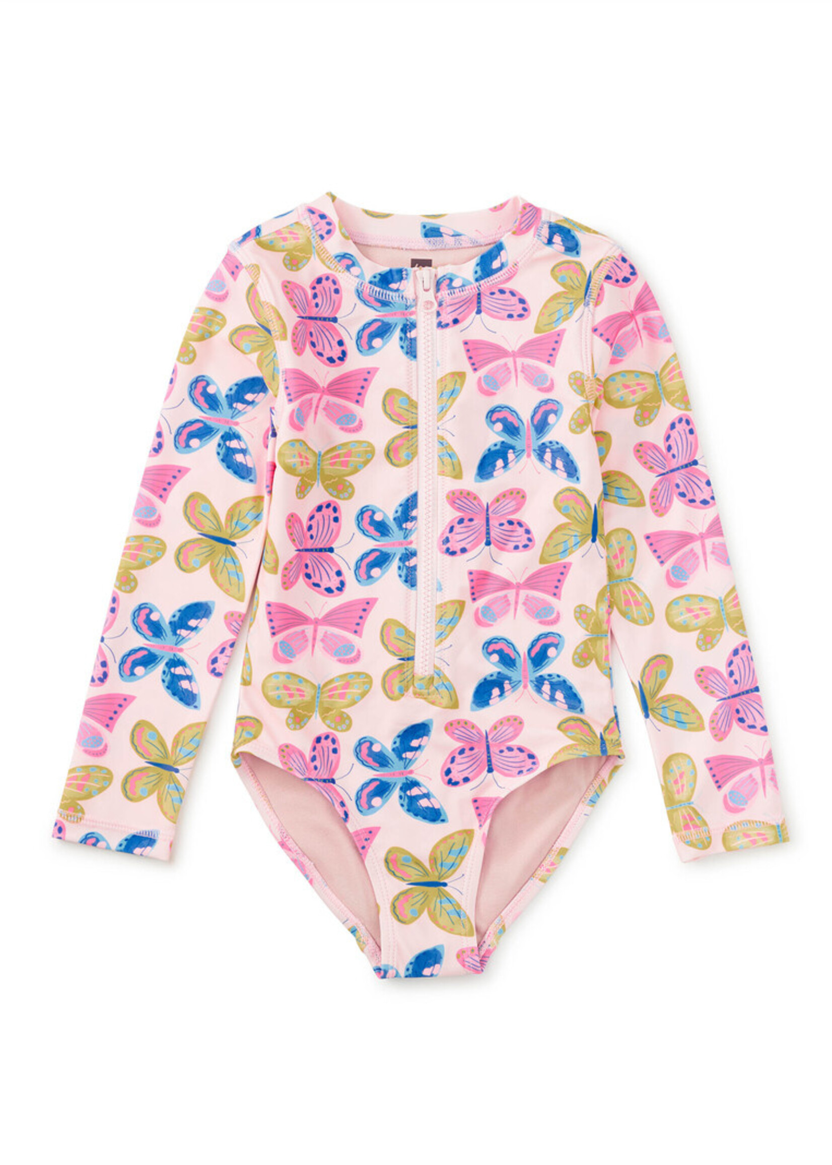 Tea Collection L/S ONE-PIECE SWIMSUIT FLUTTER FIESTA