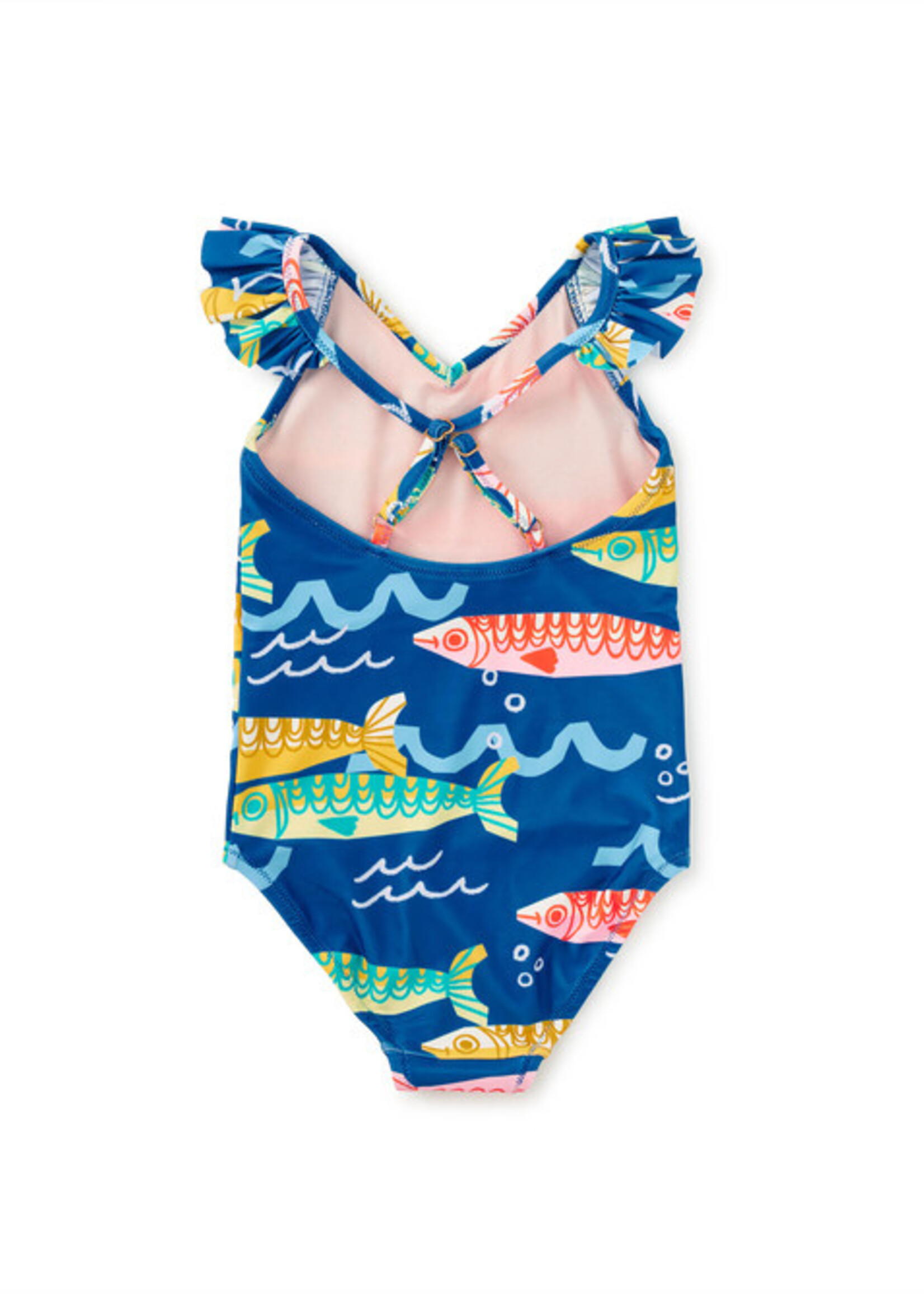 Tea Collection RUFFLE ONE-PIECE SWIMSUIT SARDINAS DEL MAR