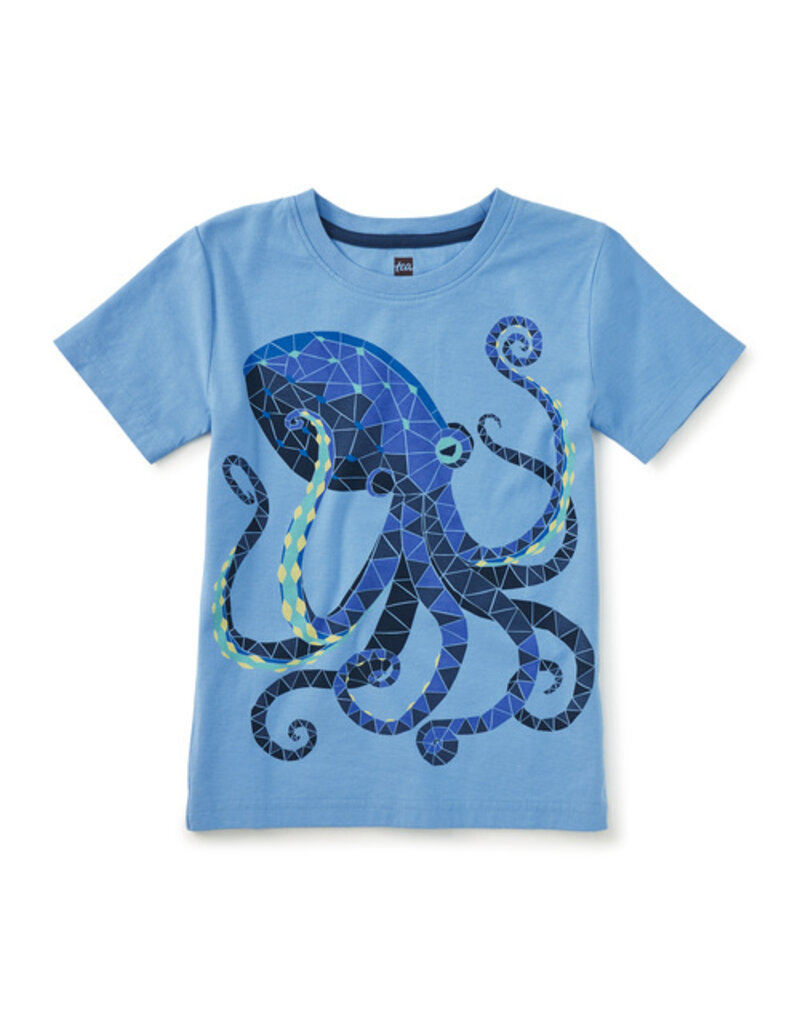 Tea Collection OCTOPUS MOSAIC GRAPHIC TEE