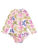 Tea Collection SALE. RASH GUARD BABY SWIMSUIT FLUTTER FIESTA